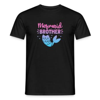 Big Brother Sibling Sister Gift - Men's T-Shirt - black - Front - AI Model Male 178 light (178cm)