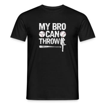 Frère Baseball - T-shirt homme - noir - Devant - AI Model Male 178 light (178cm)