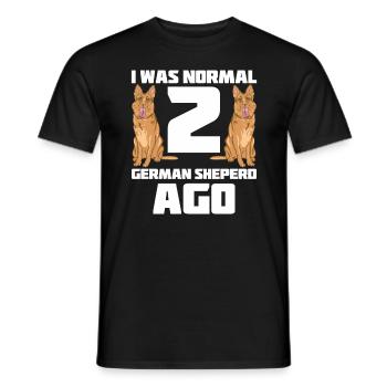 Best German Shepherd Dog German Shepherd Lover - Männer T-Shirt - Schwarz - Vorne - AI Model Male 178 light (178cm)