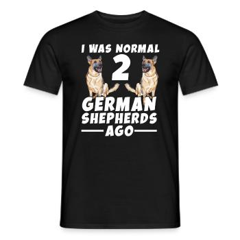 Best German Shepherd Dog German Shepherd Lover - Männer T-Shirt - Schwarz - Vorne - AI Model Male 178 light (178cm)