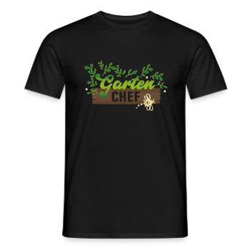 Gartenchef - Männer T-Shirt - Schwarz - Vorne - AI Model Male 178 light (178cm)