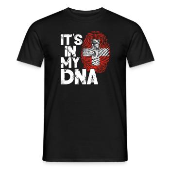 Suisse - T-shirt homme - noir - Devant - AI Model Male 178 light (178cm)