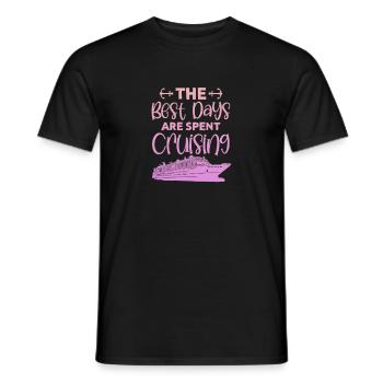 Kreuzfahrt - Männer T-Shirt - Schwarz - Vorne - AI Model Male 178 light (178cm)
