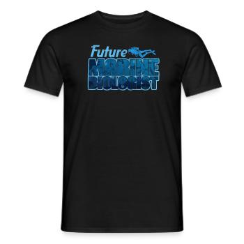Meeresbiologie Meer Meeresbiologe Biolgie Geschenk - Männer T-Shirt - Schwarz - Vorne - AI Model Male 178 light (178cm)