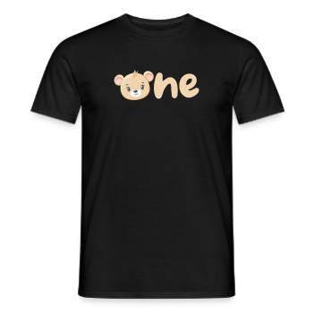 Teddy Bear Bear Teddy Stuffed Animal Kids Gift - Men's T-Shirt - black - Front - AI Model Male 178 light (178cm)