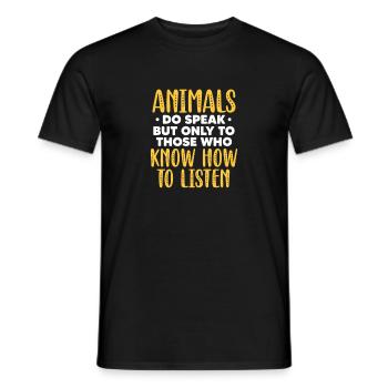 Tierarzt - Männer T-Shirt - Schwarz - Vorne - AI Model Male 178 light (178cm)