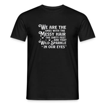 Hippie Peace Flower Power Amour Paix Cadeau - T-shirt homme - noir - Devant - AI Model Male 178 light (178cm)