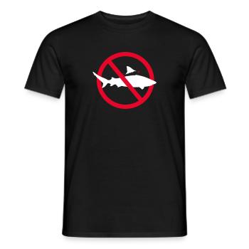Marine biology - Men's T-Shirt - black - Front - AI Model Male 178 light (178cm)