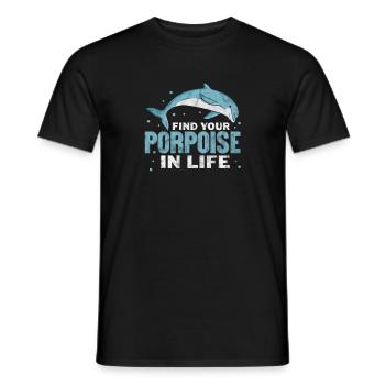 Marine Biology Marine Biologist Biolgie Gift - Men's T-Shirt - black - Front - AI Model Male 178 light (178cm)
