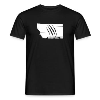 Montana - T-shirt homme - noir - Devant - AI Model Male 178 light (178cm)