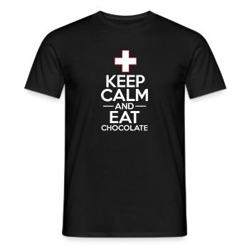 Suisse - T-shirt homme - noir - Devant - AI Model Male 178 light (178cm)