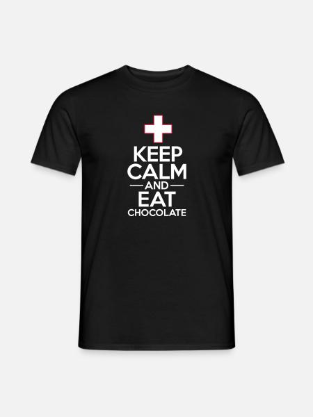 Switzerland - Men's T-Shirt - black