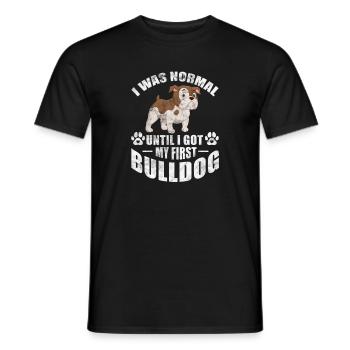 American Bulldog Dog Dog Lover Cadeau - T-shirt homme - noir - Devant - AI Model Male 178 light (178cm)