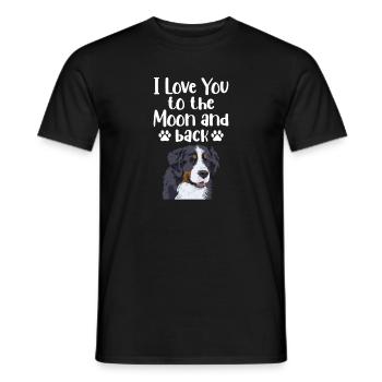 Bernese Mountain Dog - Men's T-Shirt - black - Front - AI Model Male 178 light (178cm)