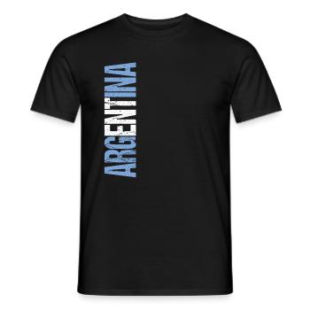 Argentina Fußball Trikot Argentinien Geschenk - Männer T-Shirt - Schwarz - Vorne - AI Model Male 178 light (178cm)