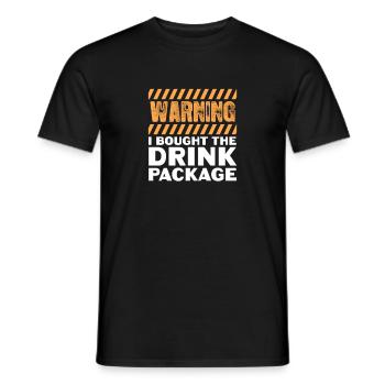 Kreuzfahrt - Männer T-Shirt - Schwarz - Vorne - AI Model Male 178 light (178cm)