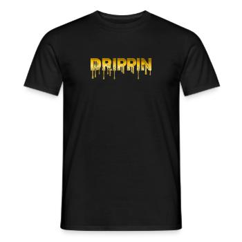 Hip Hop - Men's T-Shirt - black - Front - AI Model Male 178 light (178cm)