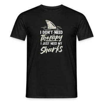 Marine Biology Marine Biologist Biolgy Gift - Men's T-Shirt - black - Front - AI Model Male 178 light (178cm)