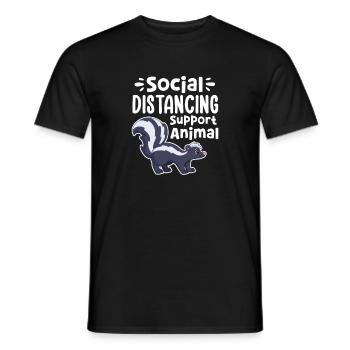 Mouffette - T-shirt homme - noir - Devant - AI Model Male 178 light (178cm)