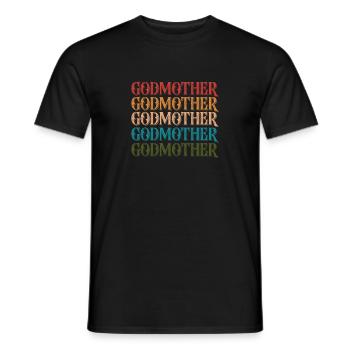 Godmother - Men's T-Shirt - black - Front - AI Model Male 178 light (178cm)