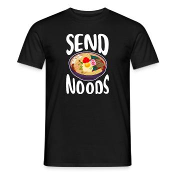 Ramen - T-shirt homme - noir - Devant - AI Model Male 178 light (178cm)