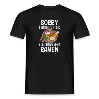 Ramen - Männer T-Shirt - Schwarz - Vorne - AI Model Male 178 light (178cm)