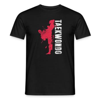 Taekwondo - T-shirt homme - noir - Devant - AI Model Male 178 light (178cm)