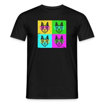 Boston Terrier Dog Dogs Dog Lovers Cadeau - T-shirt homme - noir - Devant - AI Model Male 178 light (178cm)