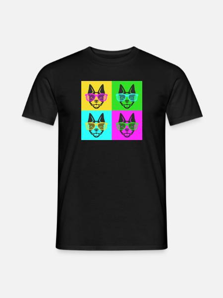 Boston Terrier - Männer T-Shirt - Schwarz