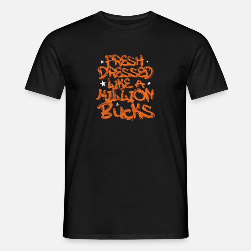 Hip Hop - Männer T-Shirt - Schwarz
