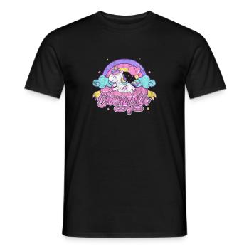Hip Hop - Men's T-Shirt - black - Front - AI Model Male 178 light (178cm)
