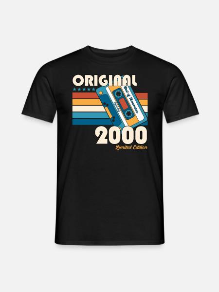 November Jahrgang 2000 22. Geburtstag Geschenk - Mænd T-shirt - sort