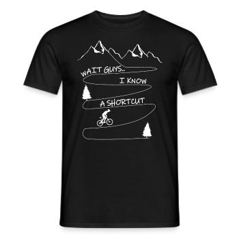 VTT VTT Motif vélo pour motards - T-shirt homme - noir - Devant - AI Model Male 178 light (178cm)