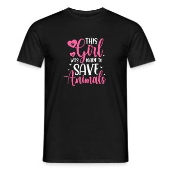 Tierarzt - Männer T-Shirt - Schwarz - Vorne - AI Model Male 178 light (178cm)