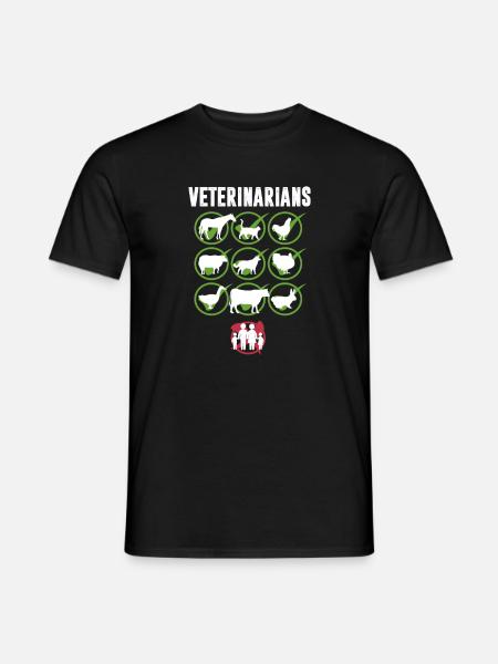 Tierarzt - Männer T-Shirt - Schwarz