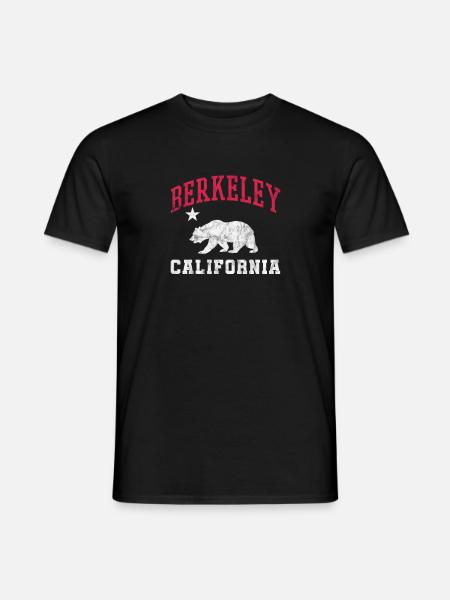 Berkeley Kalifornien USA Amerika Urlaub Geschenk - Männer T-Shirt - Schwarz