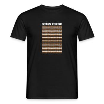 Coffee Caffeine Espresso Barista Gift - Men's T-Shirt - black - Front - AI Model Male 178 light (178cm)