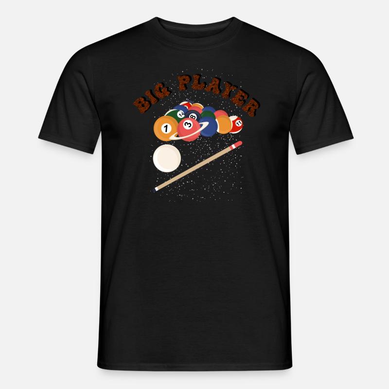 A billiard player! - Men’s T-shirt - black