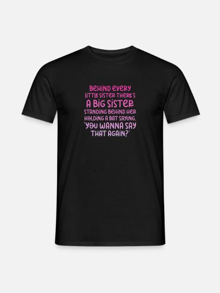 Older sister - Men's T-Shirt - black