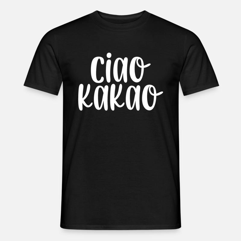 Ciao Kakao - Männer T-Shirt - Schwarz