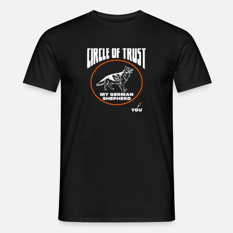 Deutscher Schäferhund - Männer T-Shirt - Schwarz
