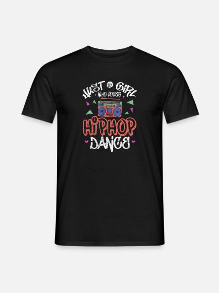 Hip Hop - Männer T-Shirt - Schwarz