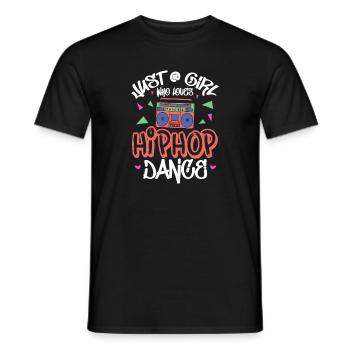 Hip Hop Rap Music Rapper Hiphop Gift - Men's T-Shirt - black - Front - AI Model Male 178 light (178cm)
