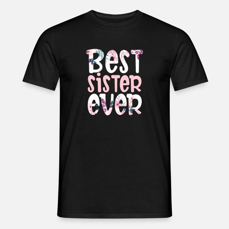 Schwester - Männer T-Shirt - Schwarz