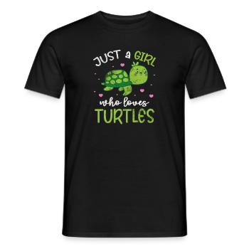 Tortue - T-shirt homme - noir - Devant - AI Model Male 178 light (178cm)