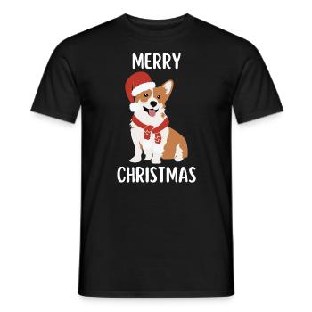 Joyeux Noël Drôle de Chemise de Noël - T-shirt homme - noir - Devant - AI Model Male 178 light (178cm)