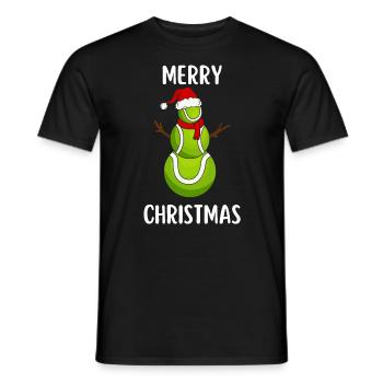 Joyeux Noël Drôle de Chemise de Noël - T-shirt homme - noir - Devant - AI Model Male 178 light (178cm)