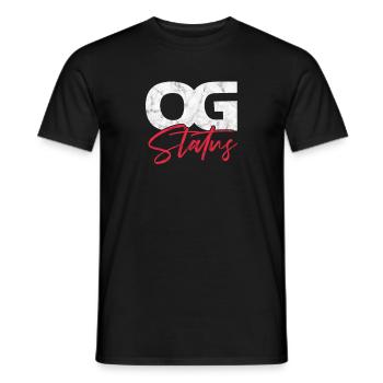 Hip Hop - Men's T-Shirt - black - Front - AI Model Male 178 light (178cm)