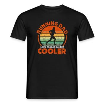 Laufen Läufer Jogging Joggen Läuferin Geschenk - Männer T-Shirt - Schwarz - Vorne - AI Model Male 178 light (178cm)