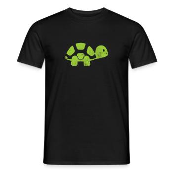 Turtle - Men's T-Shirt - black - Front - AI Model Male 178 light (178cm)